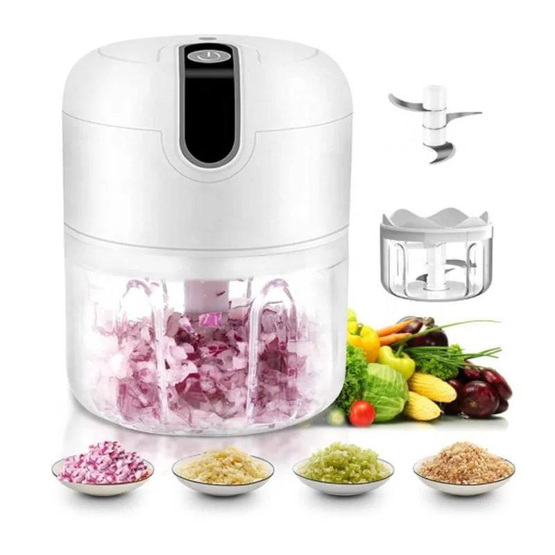 Hot Selling USB Kitchen Food & Vegetable Cutter Onion Masher Garlic Slicer Mini Electric Chopper