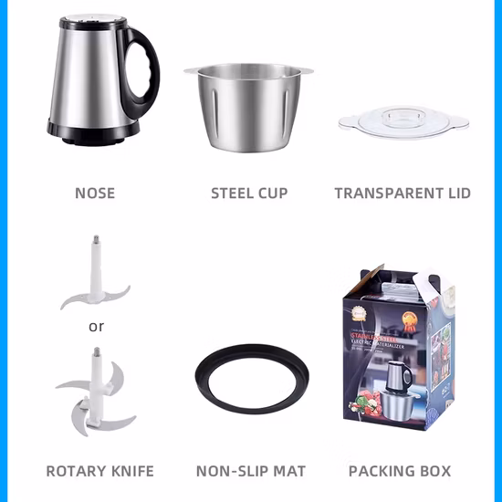 Multifunctional Stainless Steel Kitchen Appliance Tools Mini Meat Vegetable Manual Food Chopper