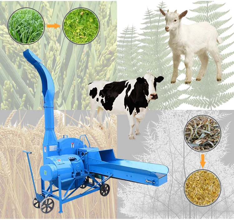 Farm Use Mini Chaff Cutter Machine Wood Chopper Machine