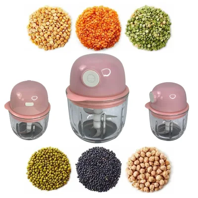 Appareil de cuisine Mini USB alimentaire Chopper haute vitesse mélangeur à main bol accessoires puissance