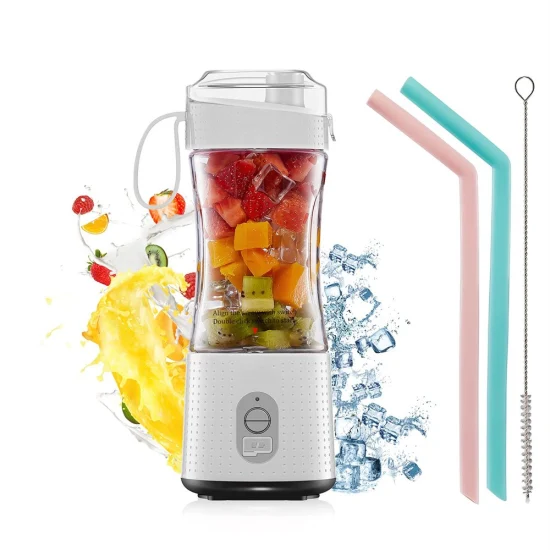 Mélangeur de fruits électrique à 6 lames Smoothie Blender Portable Blender Bottle 4000amh Battery Power Personal Portable Juicer